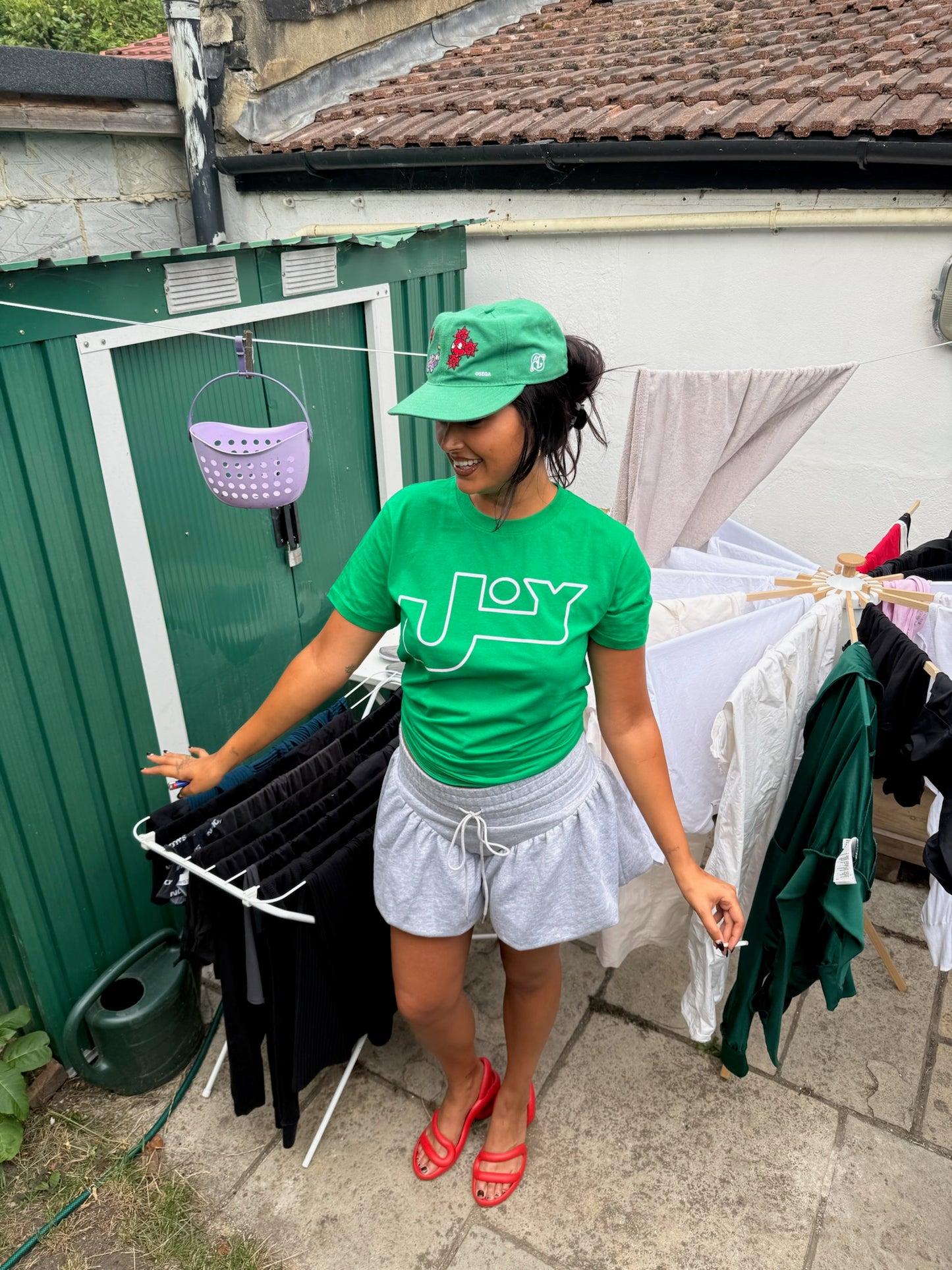 Joy Logo | Green T-Shirt