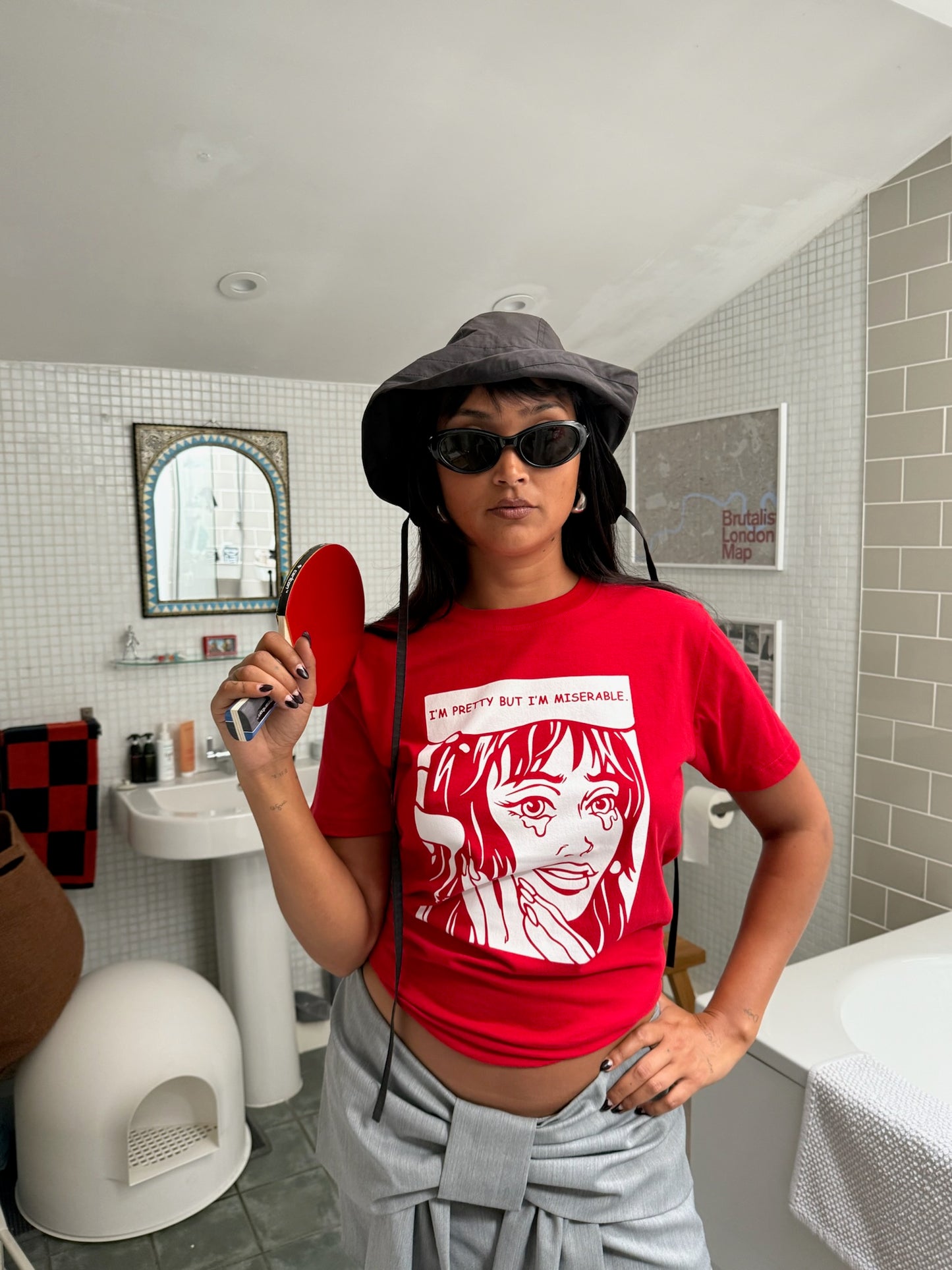 Pretty Miserable | Red T-Shirt