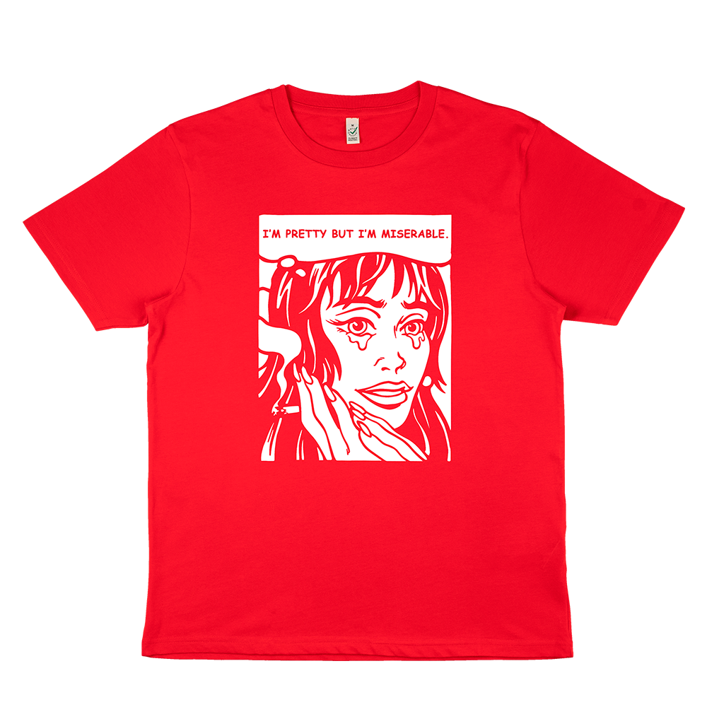 Pretty Miserable | Red T-Shirt