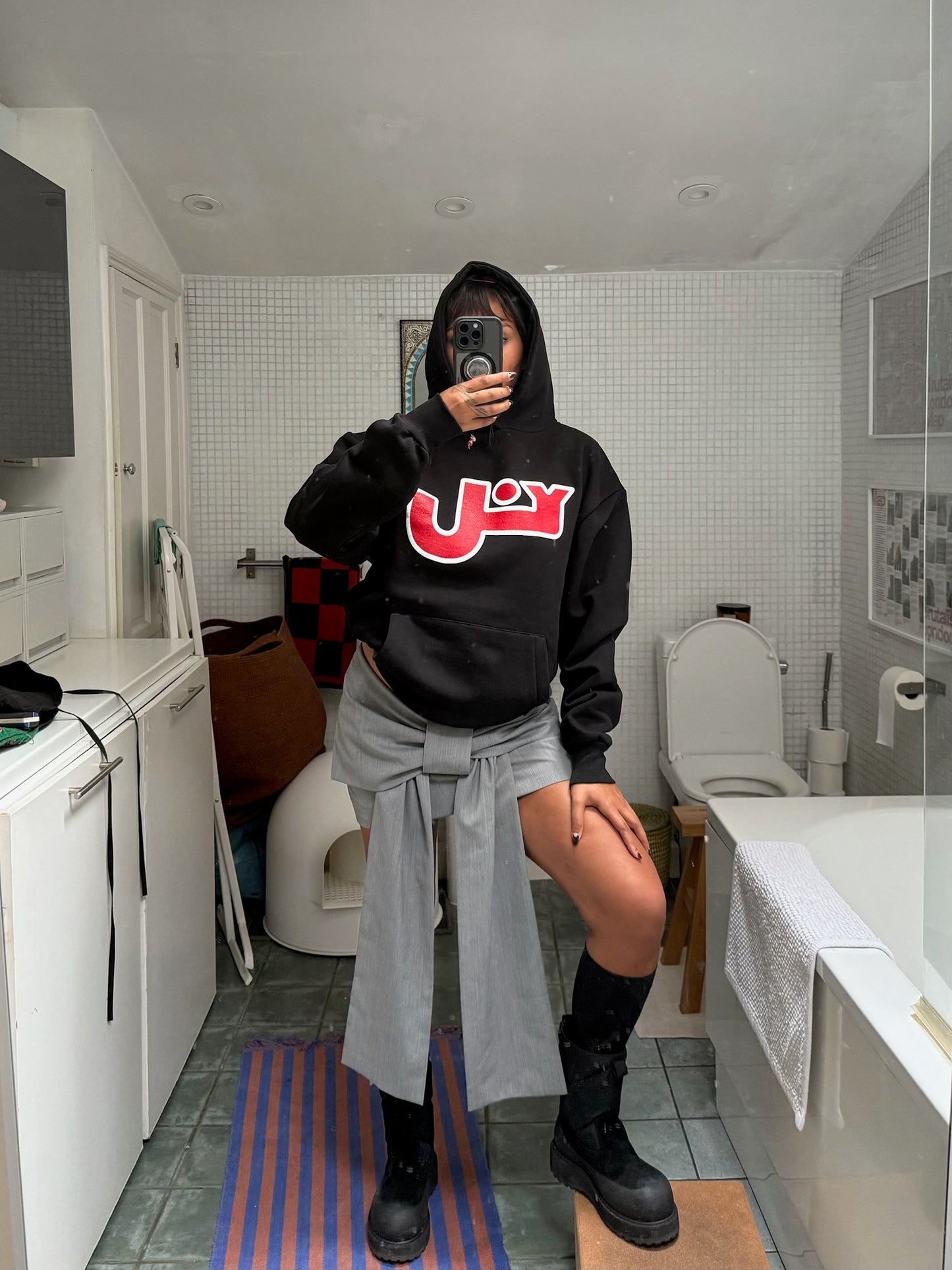 Joy Logo | Black Hoodie