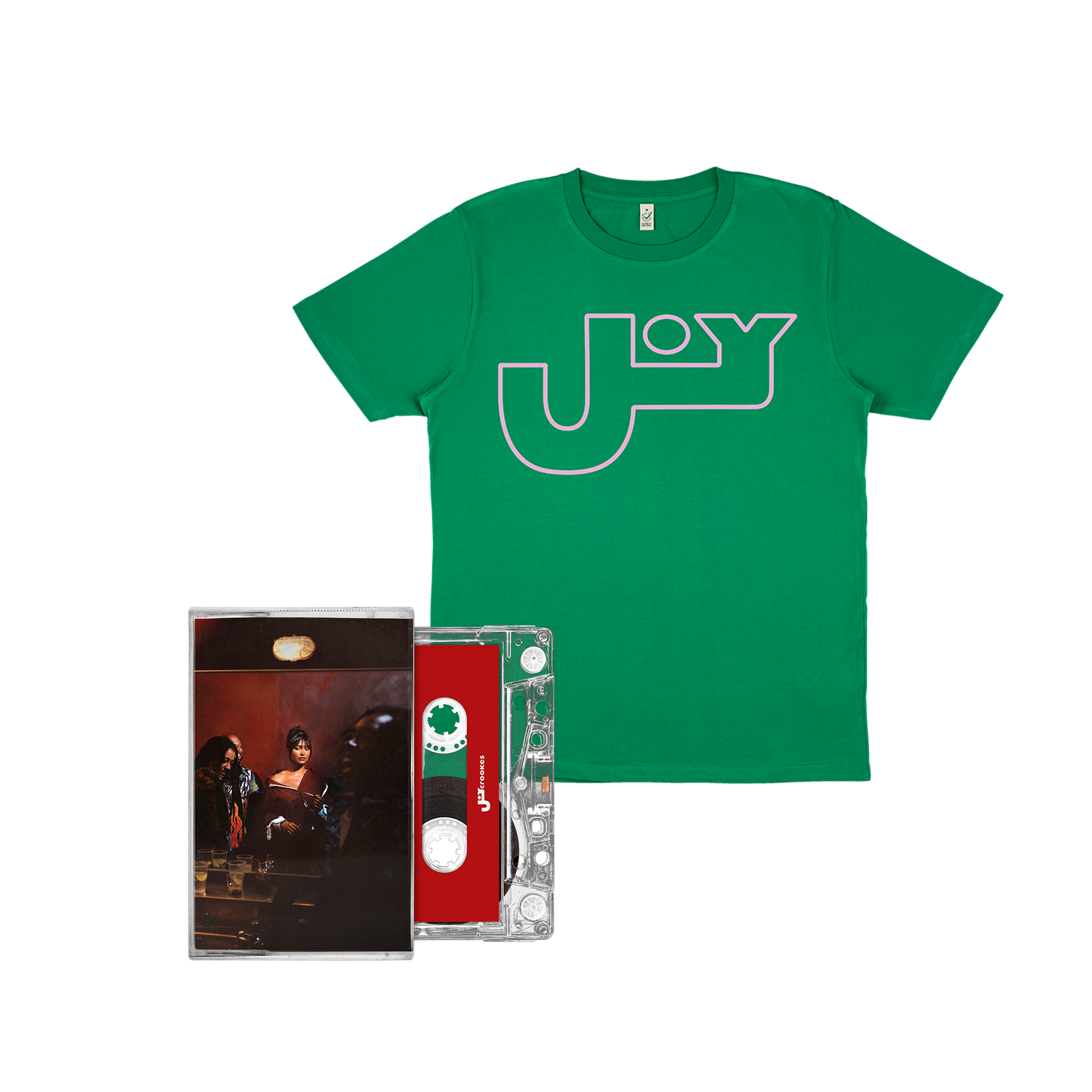 Juniper | Cassette with Signed Insert + Green Joy Logo T-Shirt