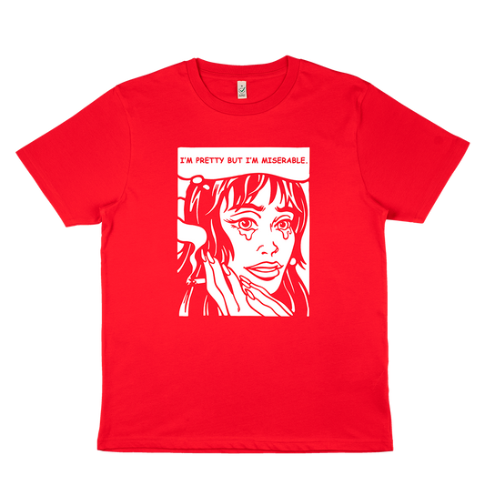 Pretty Miserable | Red T-Shirt